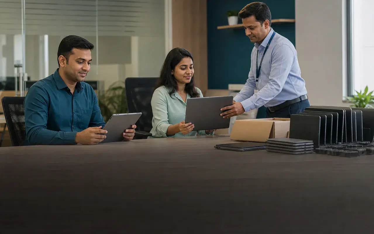 Employee device leasing platform - Leased Device Protection scenario