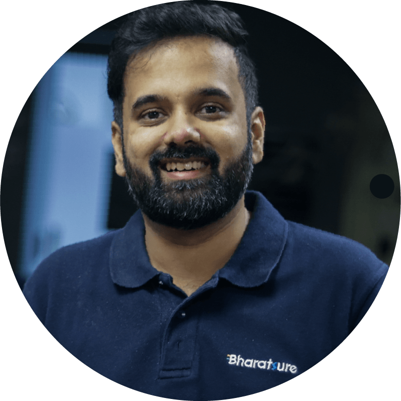 Sanil Basutkar, Co-founder & Product Head at Bharatsure